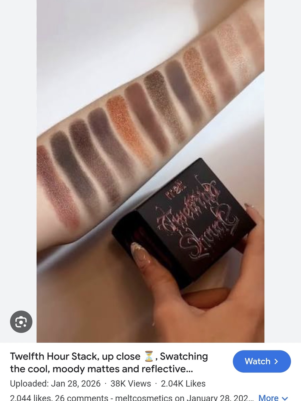 Melt Cosmetics Twelfth Hour - BNWOB